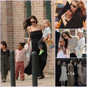 Angelina Jolie Shines as an Exceptional and Devoted Mother, Showering Love on Her Precious Little Ones!