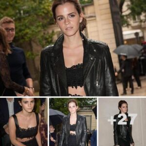 Flashing the flesh: Emma Watson shows off toned tummy at Paris Fashion Week - T-News