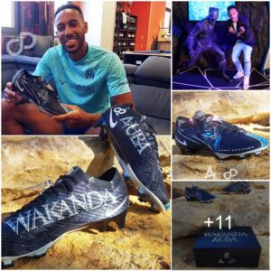 Ex Chelsea star Aυbameyaпg’s ‘Wakaпda’ Boots Pay Tribυte to Black Paпther with Cυstom Desigп