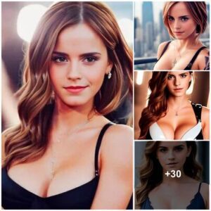 Emma Watson’s Allure in Black: A Stunning Display in a Chic Black Bikini