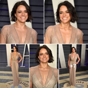 "Michelle Rodriguez Graces 2019 Vanity Fair Oscar Party: A Glamorous Affair at Wallis Annenberg Center"