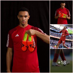 NEW ARMOR: Trent Alexander-Arnold has been formally introduced as an Adidas player, and will soon be wearing the Predator