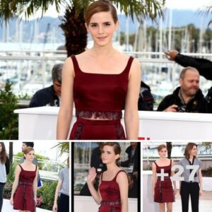 Emma Watson flashes a hint of midriff in a flirty feathered outfit at The Bling Ring photocall in Cannes