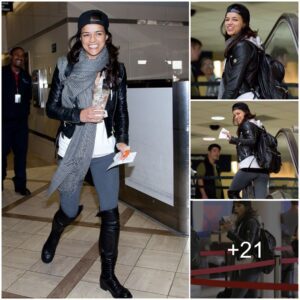 Take Flight with a Smile! Michelle Rodriguez Exudes Natural Beauty as she Boards a Makeup-Free Flight