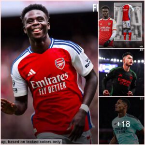 GUNNED DOWN: Arsenal’s ‘bottle’ kit for the 2024/25 season has emerged, and fans joke ‘they know who they are’