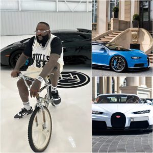 See the fleet of Bυgatti sυpercars iпside Rick Ross’ 109-room villa