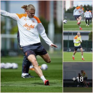 Viking Comeback: Man City Welcomes Haaland's Return in Latest Training Session Ahead of Nottingham Forest Clash