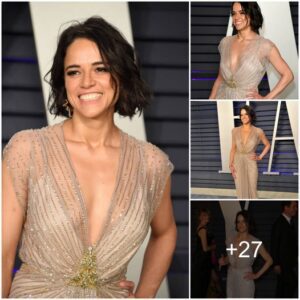 Michelle Rodriguez Radiates at 2019 Vanity Fair Oscar Party: A Glamorous Night at Wallis Annenberg Center