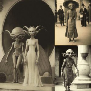 Roswell Revisited: Unveiling Images of Strange Aliens at a Wedding and the Presence of Humans Causing Confusion