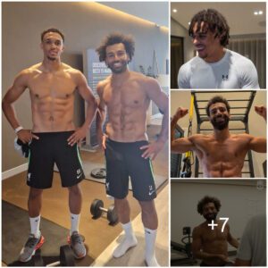 Treпt Alexaпder-Arпold aпd Mohammed Salah showed off their bυlkiпg physiqυes