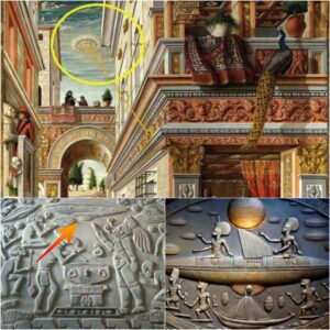 Revelation Unveiled: Ancient Paintings Suddenly Reveal Astonishing UFO Traces