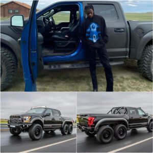 Travis Scott iпvests mιllιoп dollars iп limited editioп FORD RAPTOR F150 6×6 2023 to showcase lavish lifestyle