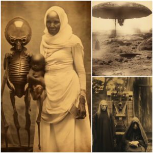 Astonishment: Family Photos with Aliens from 1,000 Years Ago Unveiled, Leaving Viewers Bewildered