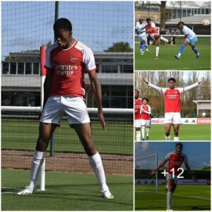 ‘SAKA 2.0’: Arsenal fans convinced they’ve found ‘next starboy’ as 16-year-old scores SEVEN including 17-minute hat-trick for U18s