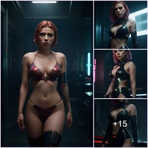 "Scarlett Johansson Dives into Cyberpunk Chic with a Casual Flair"