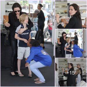 Exclusive Photos: Angelina Jolie's Fun Day Out with Shiloh and Zahara following Ovarian Surgery for Cancer Prevention.