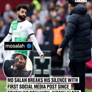 🚨 SALAH BREAKS SILENCE 🚨 Since his outburst while leaving the stadium on Saturday, the Liverpool striker has stayed quiet...until now 👀