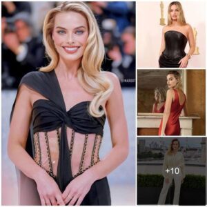 Margot Robbie show classing her captivating elegance in these sensual dresses