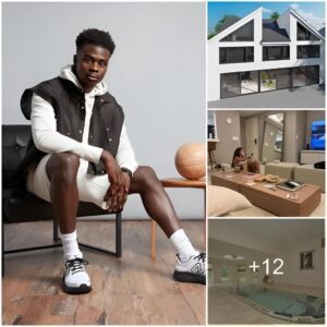 Embarking on a Journey Through Bukayo Saka’s Lavish Mansion in the Affluent Enclave