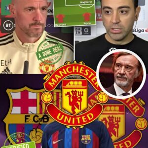 BREAKING🚨🗞️: Reporterly, Manchester United boss Sir Jim Ratcliffe has been put in a "now or never" position as an open transfer deal Spurs out of nowhere which seems hard to reject... Manchester United have been on the radar of a young vibrant Record breaking Barcelona Player and an Open Bid has been issued which may result in Manchester United BREAKING the bank for this ONE...