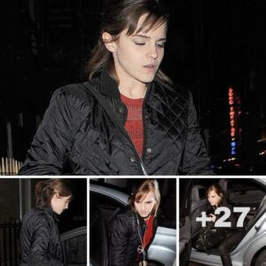 Dressed down Emma Watson shows off her style credentials in knee-high boots for a night in London