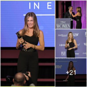 Jennifer Aniston Accepts the Sherry Lansing Leadership Award at THR’s Power 100 Women Event