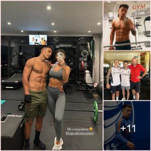 Lisandro Martinez looks ‘healthy’ when sharing workout photos from his personal gym before returning to Man Utd