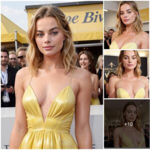 Margot Robbie presented ravishing looks in swimsuit