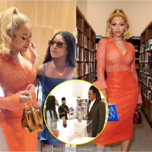 Beyoncé And Daughter Blue Ivy Made The Perfect Couple In Bright Dresses Supporting Jay-Z’s Exhibition