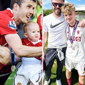 Michael Carrick’s son Jacey won the Albert Phelan Cup North for U14s today… Time flies by ⏪❤️