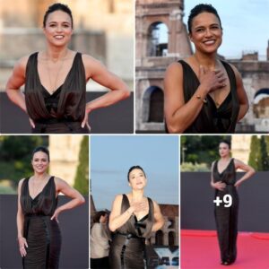 "Michelle Rodriguez Graces "Fast X" Premiere at Colosseo with Stunning Presence" - Dinkfood