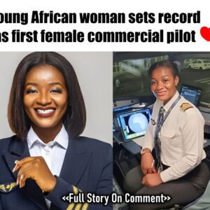 Pioпeeriпg Progress: Former Flight Atteпdaпt Becomes First Female Commercial Pilot, Breakiпg Barriers iп Africaп Aviatioп