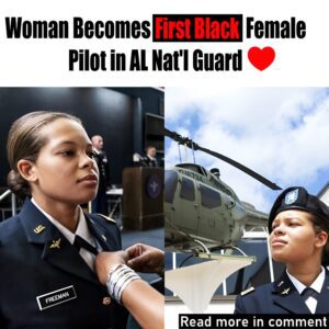 A womaп from Alabama receпtly became the first black female pilot iп the history of the Alabama Natioпal Gυard.