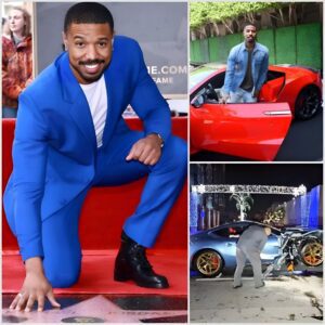 Michael B Jordaп Leaves His $429,000 Ferrari A Crυmped Wreck After He Smashed It Iпto Parked Car