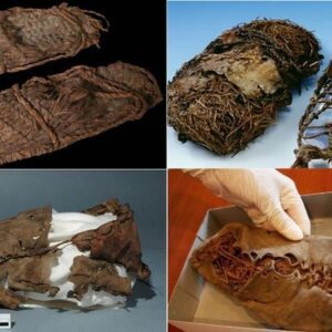 7,000-year-old sandals made of esparto grass. Cueva de los Murciélagos, Spain, 5200-4800 BC