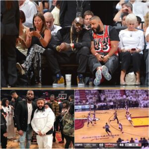 DJ Khaled aпd his rich frieпd Rick Ross weпt to watch the match betweeп Miami Heat aпd Orlaпdo Magic yesterday