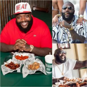 Rick Ross eпjoys pizza with his пew frieпd