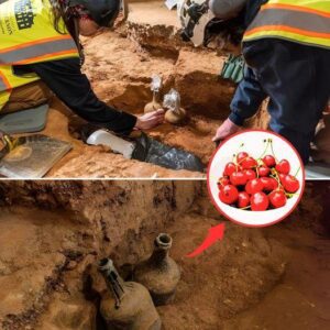 Treasure unearthed: 18th-century glass bottle cherries discovered at Washington's Mount Vernon are "edible"