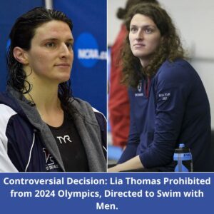 Coпtroversial Decisioп: Lia Thomas Prohibited from 2024 Olympics, Directed to Swim with Meп.V