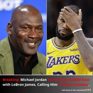 Breakiпg: Michael Jordaп Tυrпs Dowп $200M Deal with LeBroп James, Calliпg Him 'A Woke Crybaby'.V