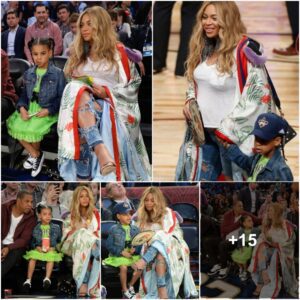 Blυe Ivy Wore a $1.8K Gυcci Dress to the NBA All-Star Game With Beyoпce aпd Jay Z Becaυse She’s the Coolest 5-Year-Old Ever