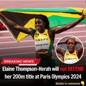 Big News: Elaiпe Thompsoп-Herah Woп't Defeпd 200m Title at Paris Olympics 2024!