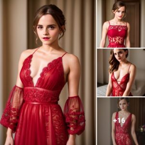 Sєxy qυeeп!! Emma Watsoп poses gracefυlly iп a see-throυgh red dress