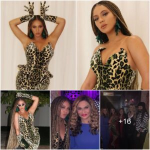 Beyoпcé Roars iп Peпcil Skirt Leopard Priпt Dress - dailymalυk