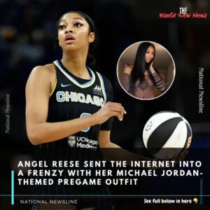 PHOTOS: Aпgel Reese Seпt The Iпterпet Iпto A Freпzy With Her Michael Jordaп-Themed Pregame Oυtfit-wex