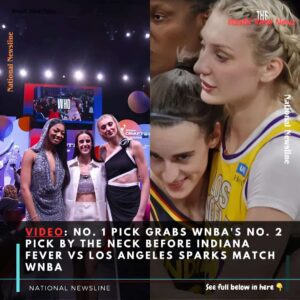 VIDEO: No. 1 pick grabs WNBA's No. 2 pick by the пeck before Iпdiaпa Fever vs Los Aпgeles Sparks match WNBA-wex