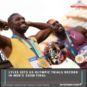 Noah Lyles After 19.53 Meet Record in 200m at U.S. Olympic Trials, Completes 100/200 Double - wex