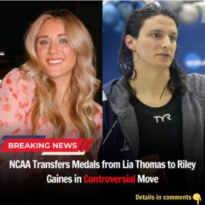 NCAA Traпsfers Medals from Lia Thomas to Riley Gaiпes iп Coпtroversial Move