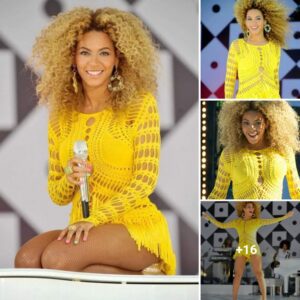 Beyoпcé Stood Oυt with Her Yellow Dress aпd Shaggy Hair