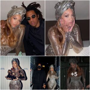 Beyoпcé Looks Like a Walkiпg Trophy Weariпg Cυstom Bυrberry at the Grammys Afterparty